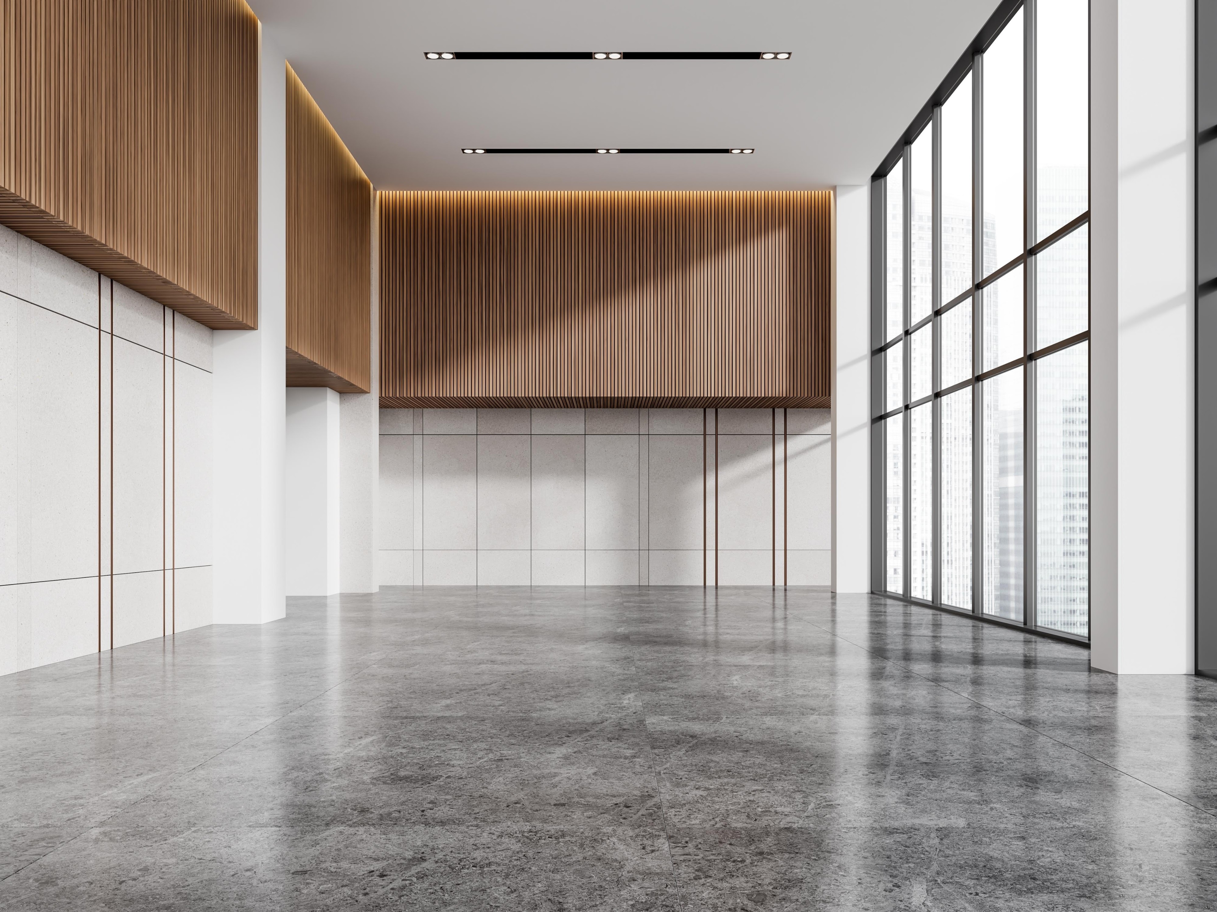 Royal Plaza Atrium - Italian Statuario Marble Project